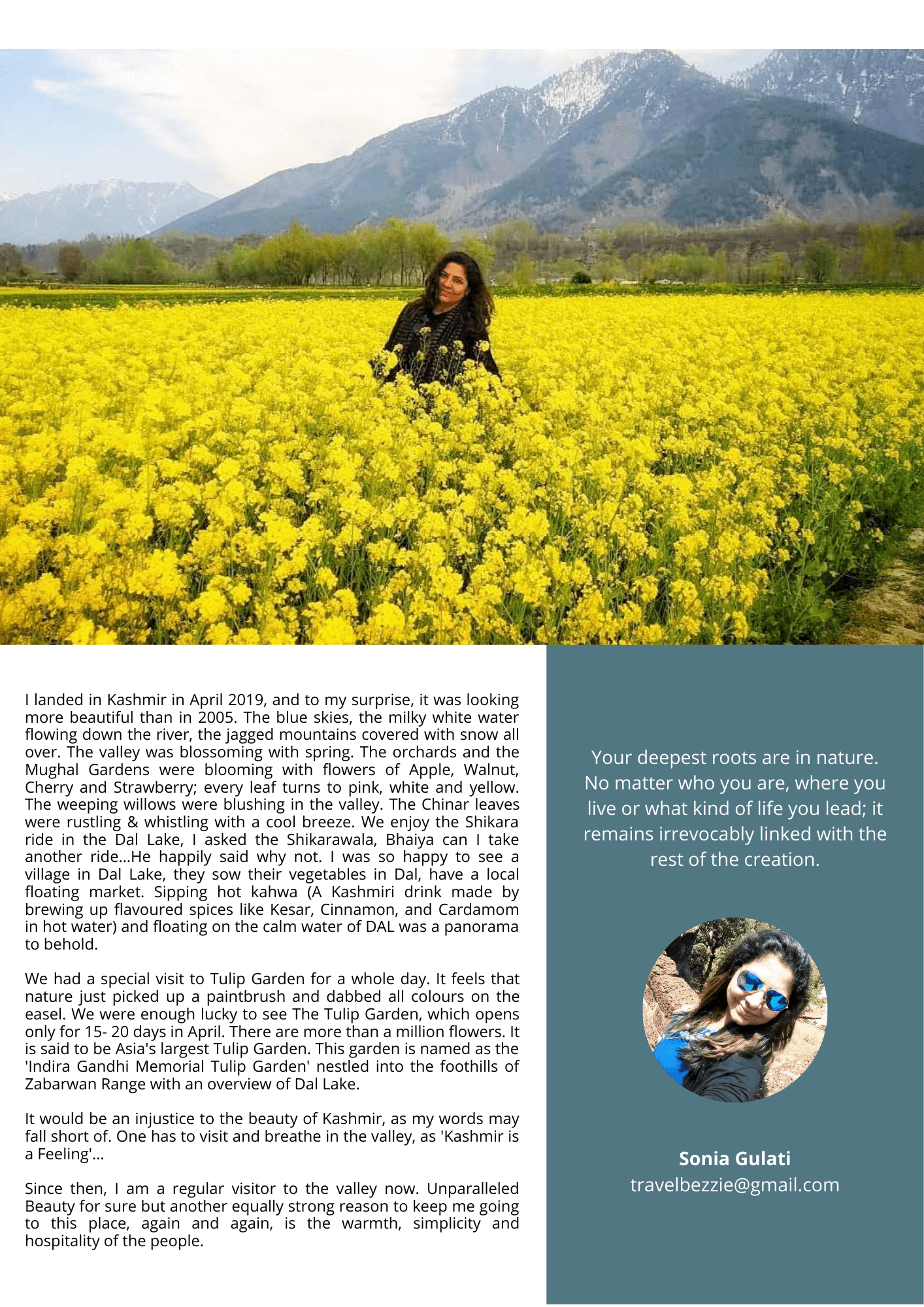Unparalleled Beauty - Kashmir Page - 2